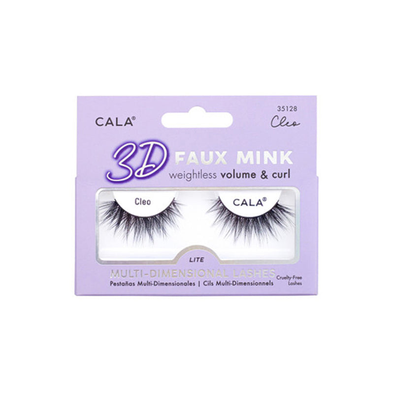Cala-3D Faux Mink Lashes-Cleo-35128