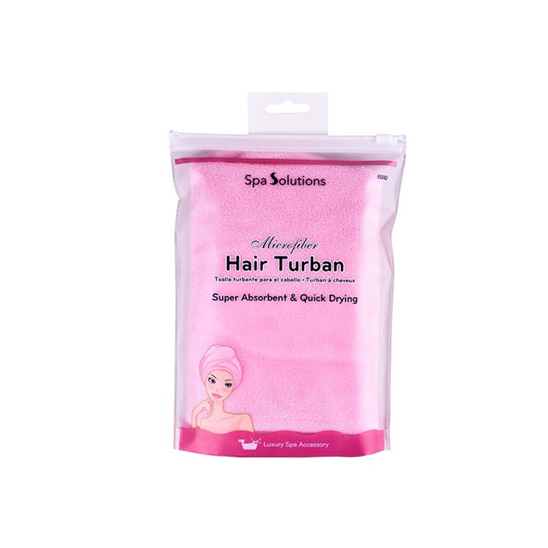 Cala Spa Essentials Microfiber Hair Turban (Pink)-69243