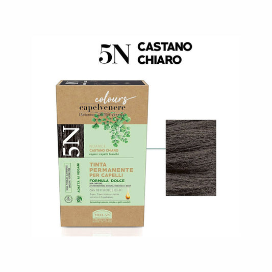 Capelvenere Permanent Hair Dye - Light Brown 5n