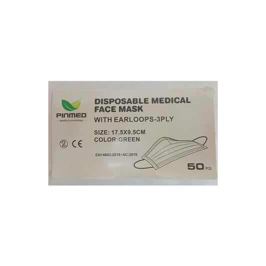 Numan Disp:medical F/mask Ear Loop 3ply