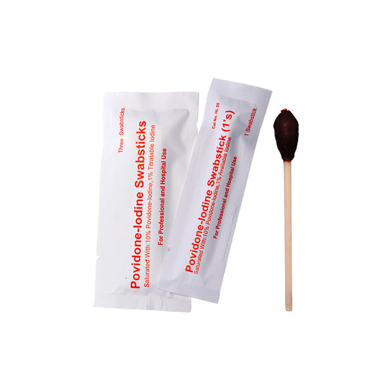 POVIDONE IODINE SWAB STICK 50S