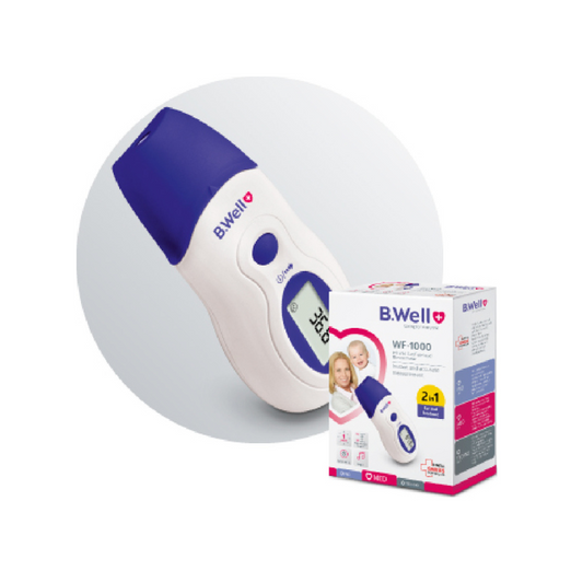 B Well Infrared Ear/ Forehead Thermometer Wf 1000