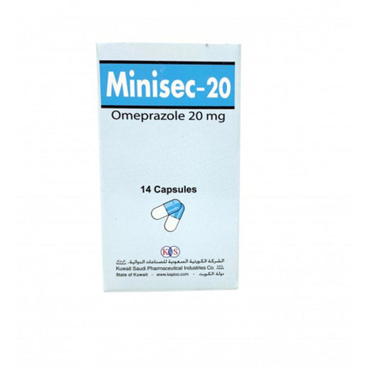 Minisec 20mg 14 Caps