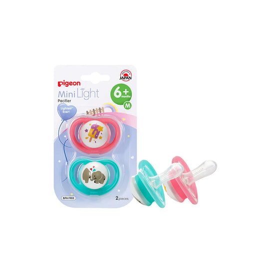 Minilight Pacifier Double (M) Girl Ice Cream & Ele