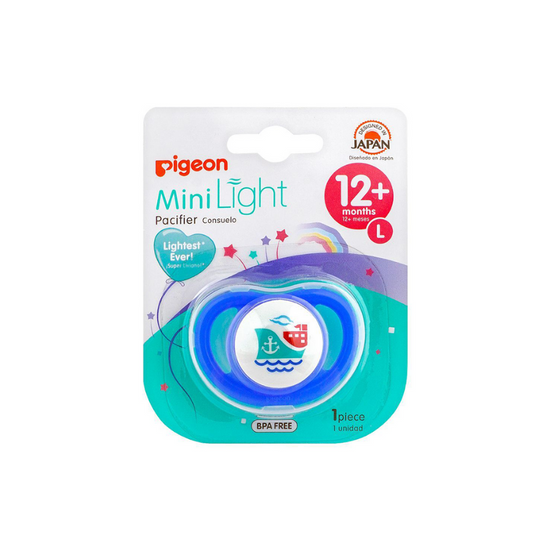 Pigeon Minilight Pacifier Single (L) Boy Ship