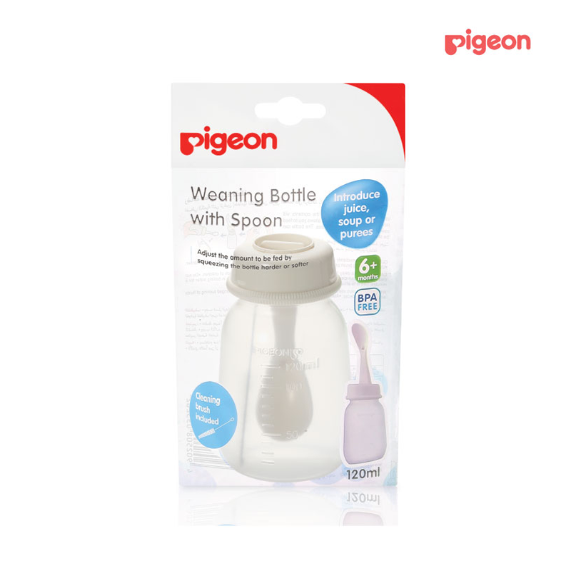 Piegon Weaning Bottle With Spoon 120ml