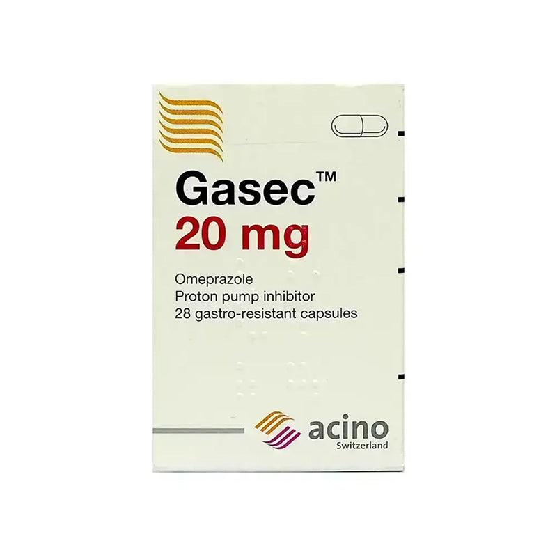 Gasec 20 Mg Cap 28's