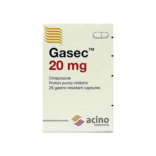 Gasec 20 Mg Cap 28's