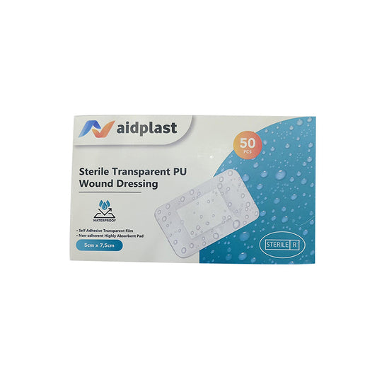 Aidplast Sterile Transpa. Wound. 5cm*7.5cm