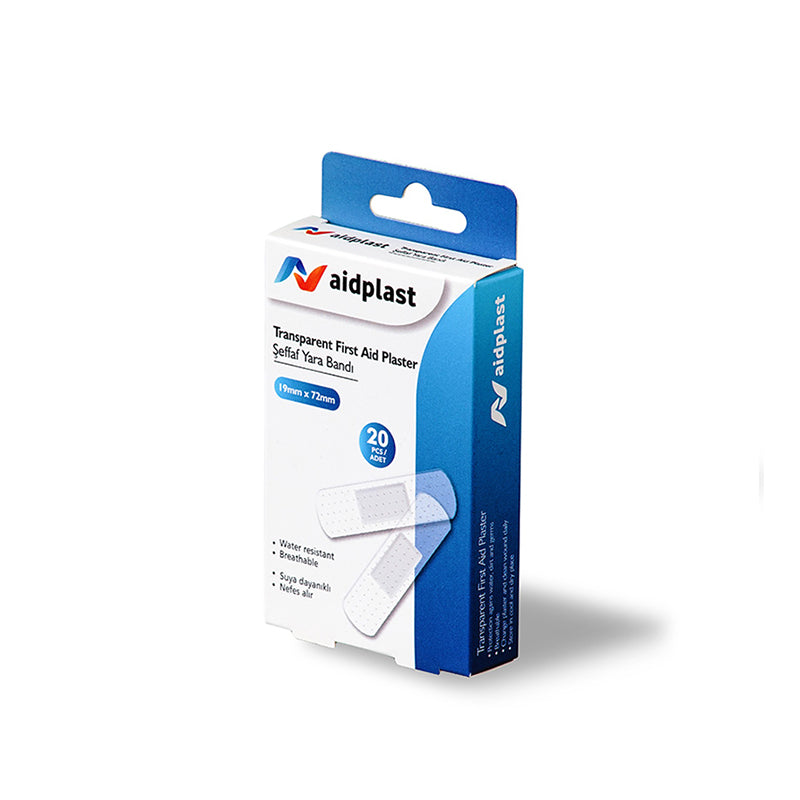 Aidplast Transparent Firstaid Plaster 19mm*72mm