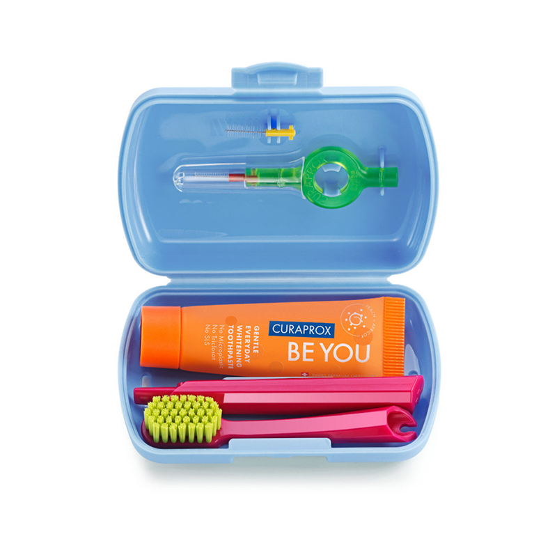 Curaprox Travel Set-blue