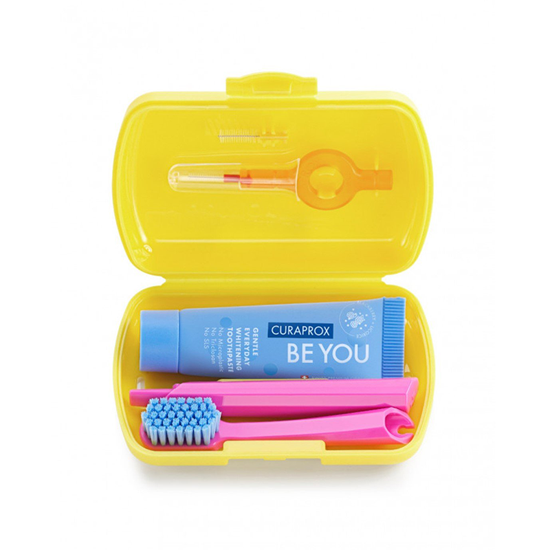 Curaprox Travel Set-yellow