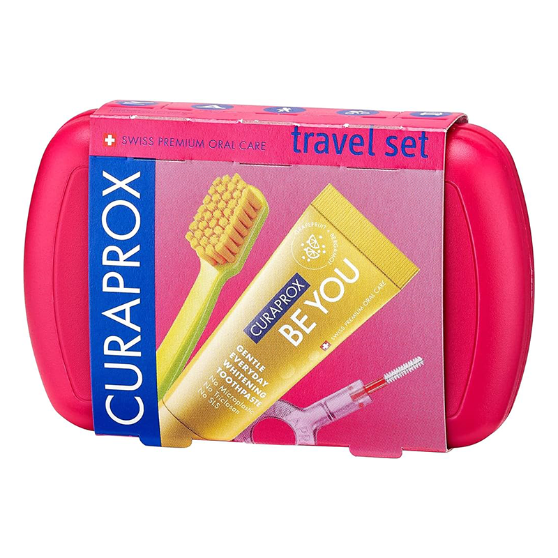 Curaprox Travel Set- Magenta