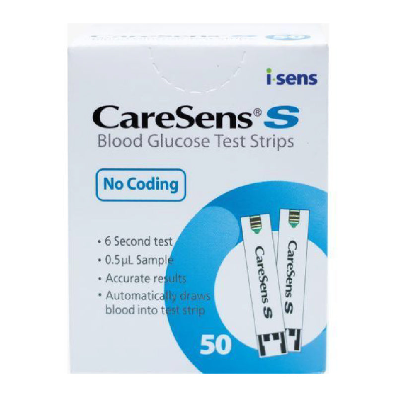 Caresens S Fit Blood Glucose Test Strips