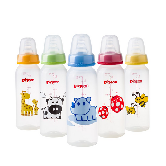 Pigeon Sn Decorated Bottle 240ml - A00421