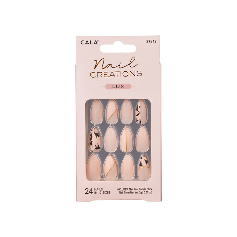Cala-nail Creation Lux-stileto Cheeta 24pc N 87847