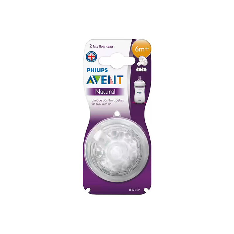 Avent Nat 2.0 Feeding Teats 6m Scf044/27
