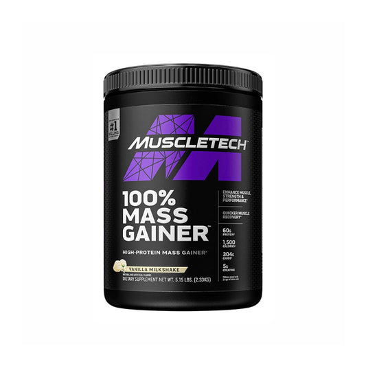 Muscletech 100% Mass Gainer Vanilla Milkshake 5.15 Lbs