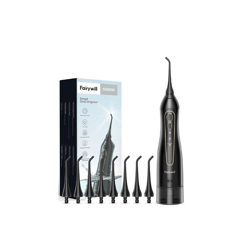 Fairywill 5020e Water Flosser Oral Irrigator-black