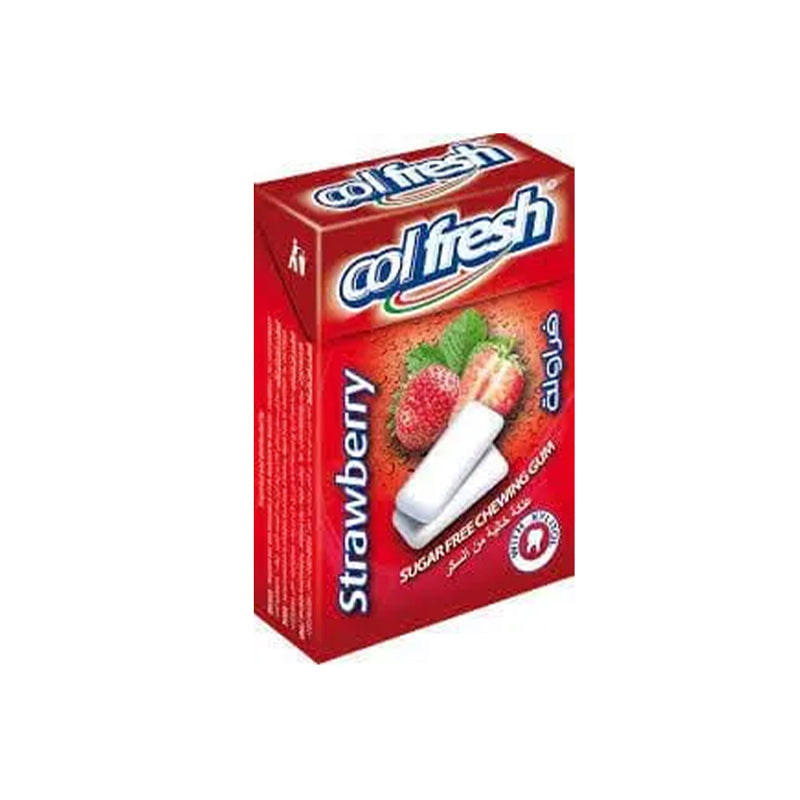 Col Fresh Strawberry Chewing Gum 21 Gm