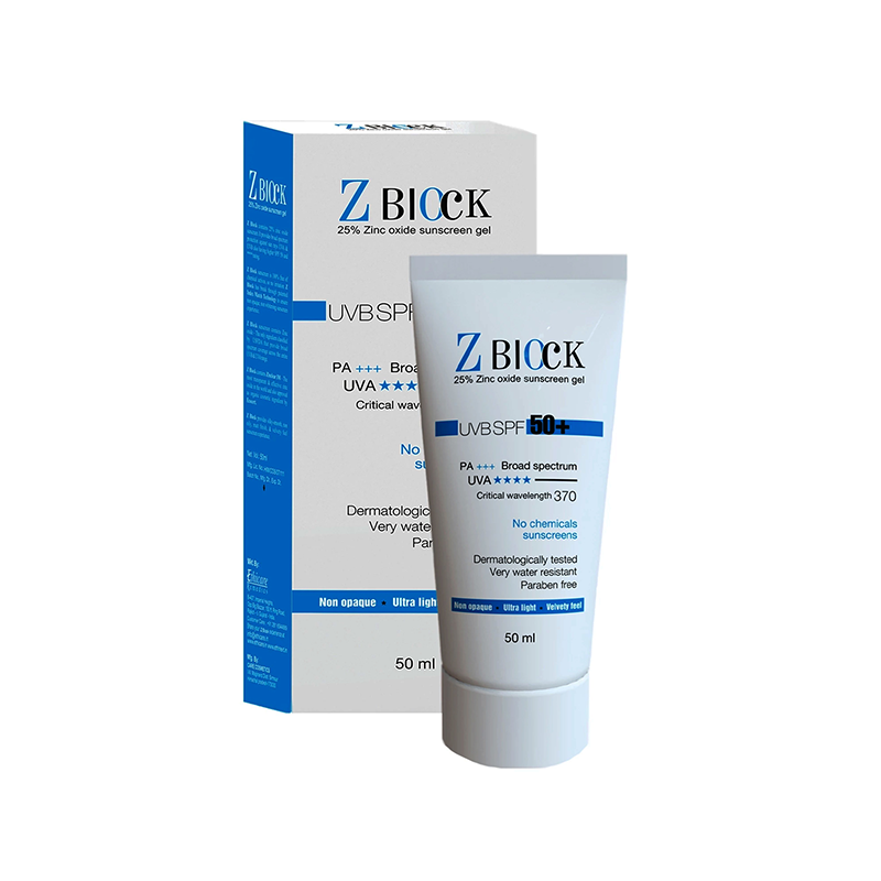 Ethicare Z Block Spf50+sunscreen Gel 50gm