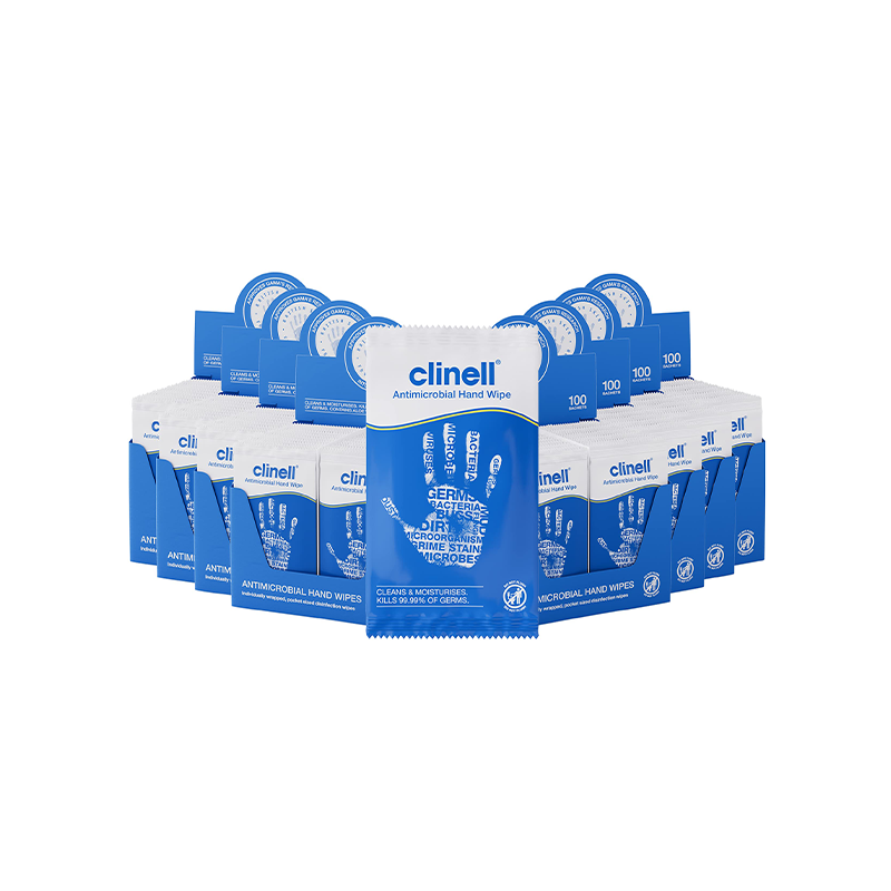 Clinell Antimicrobial Hand Wipes 100 S Cahw100