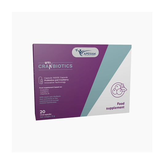 Apexam Uti Cranbiotics 20's