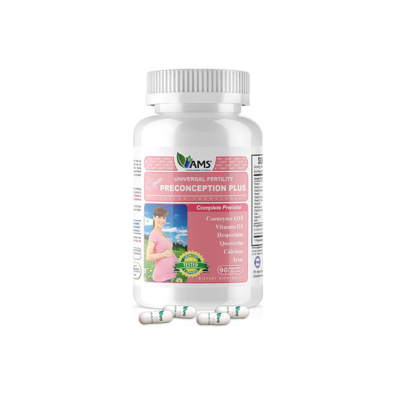 Ams Prenatal Preconception Plus 90 Cap