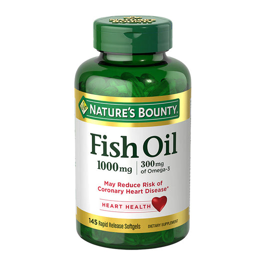 Nature S Bounty Fish Oil 1000 Mg Omega-3 145's