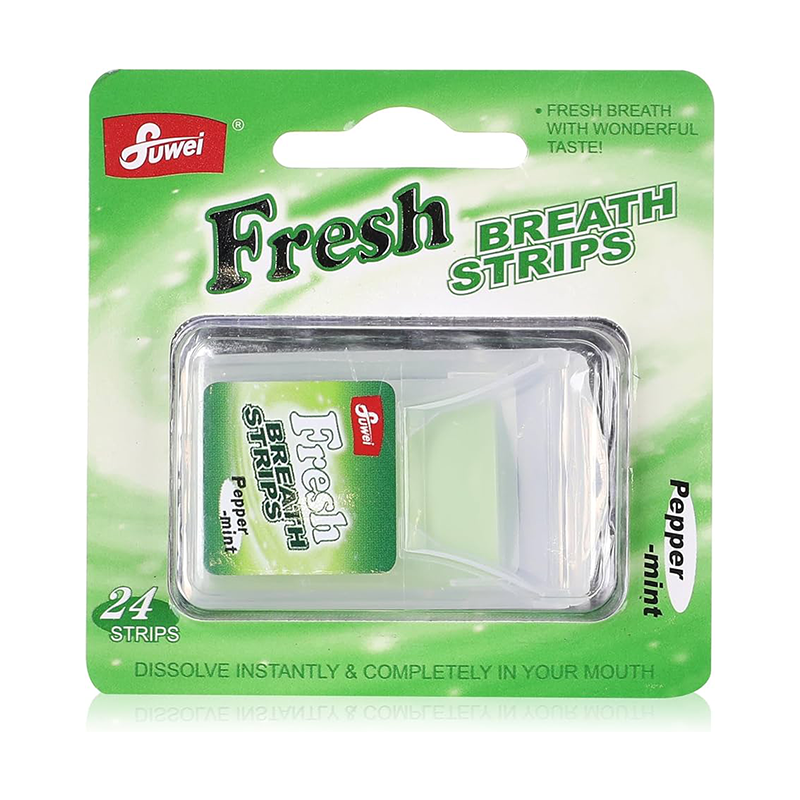 Fuwei Fresh Breath Strip Super Peppermint 24's