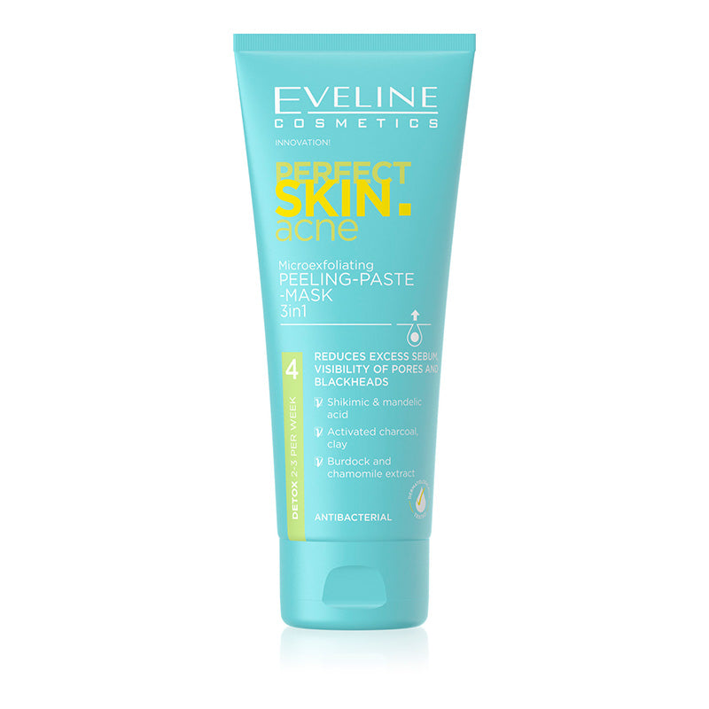 Eveline Perfect Skin Acne Peeling Mask 3 In 1 75ml