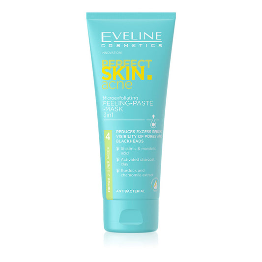 Eveline Perfect Skin Acne Peeling Mask 3 In 1 75ml