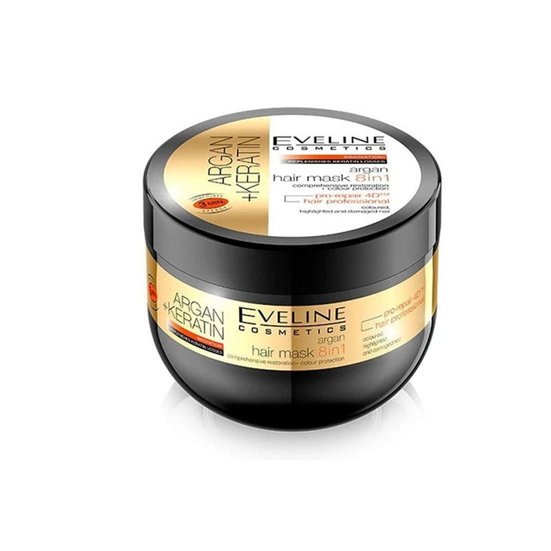 EVELINE ARGON+KERATIN HAIR MASK 8IN1 150ML