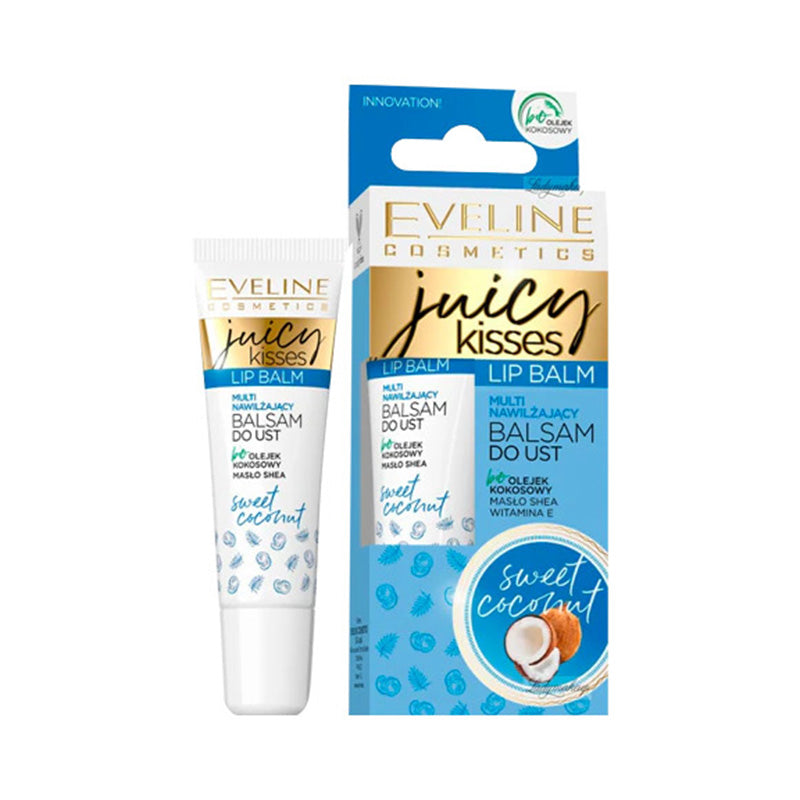 Eveline Juicy Kisses Exotic Sweet Coconut Lip Balm 12 Ml