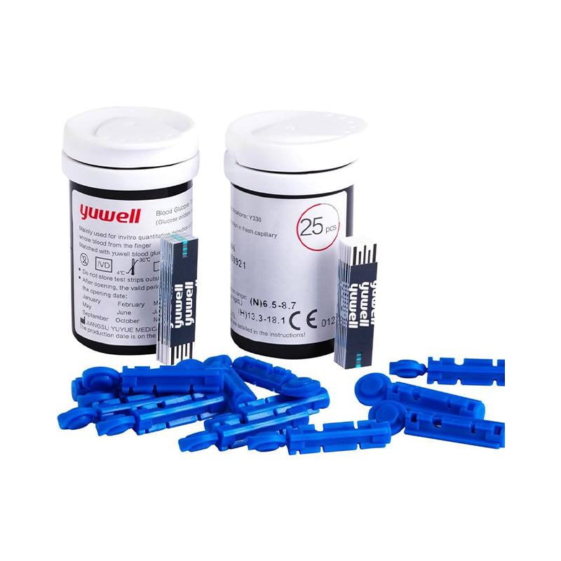 Yuwell Blood Glucose Test Strips Y330 2*25's
