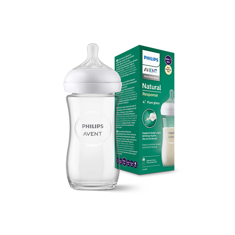 Avent Natural Response 3.0 Bottle Glass 240ml Scy933/01
