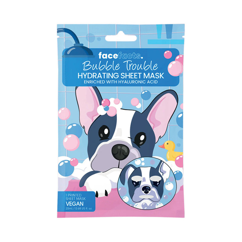 Face Facts Bubble Trouble Printed Sheet Mask