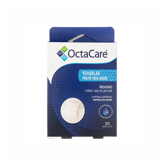 Octacare Round First Aid Plaster 20 S