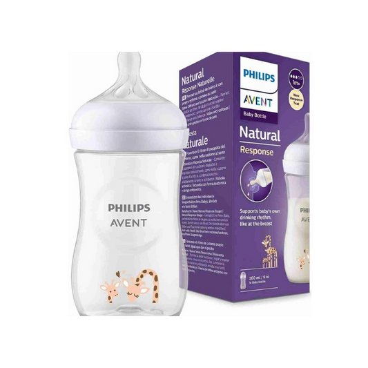 Avent Natural Feeding Bottle-girrafe 260 Ml Scv903/66