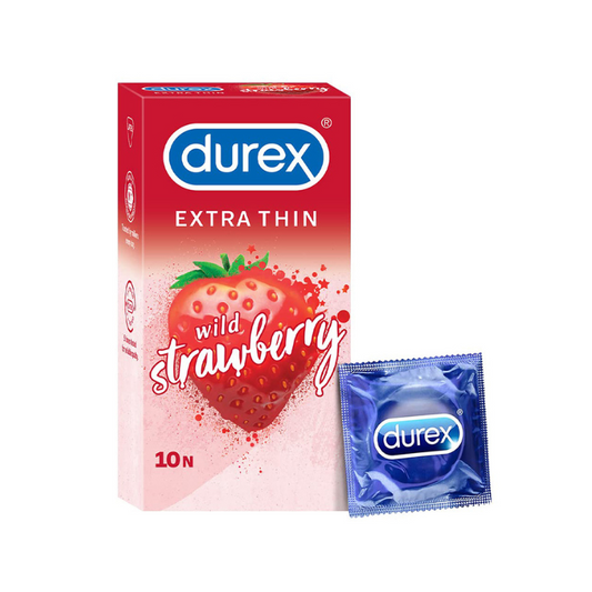 Durex Wild Strawberry Ext. Thin 10's
