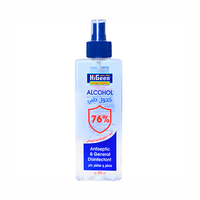 Higeen Antiseptic Alcohol Spray 76% 250ml