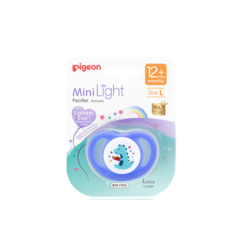 Pigeon Minilight Pacifier Single (L) Boy Dino 79909