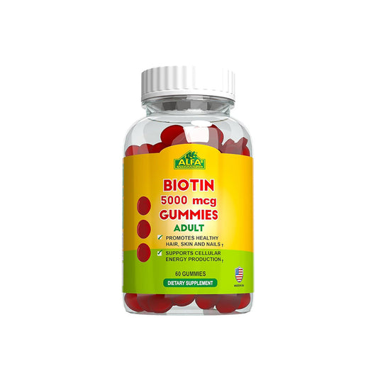 Alfa Biotin 5000 Gummies Adult 60's
