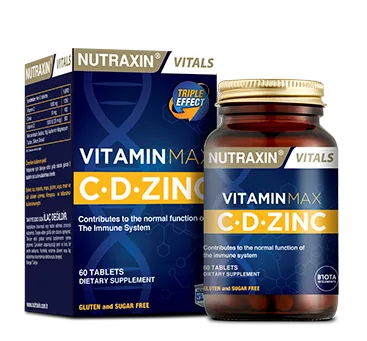 NUTRAXIN MAX C.D.ZINC TAB 60 S