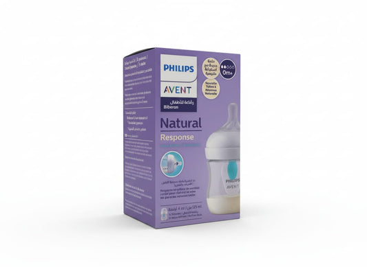 PHILIPS AVENT NATURAL 3.0 FEEDING BOTTLE 125ML X1 WITH VENT