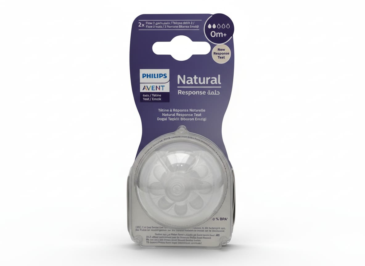 PHILIPS AVENT NATURAL 3.0 FEEDING TEATS 0 M X2