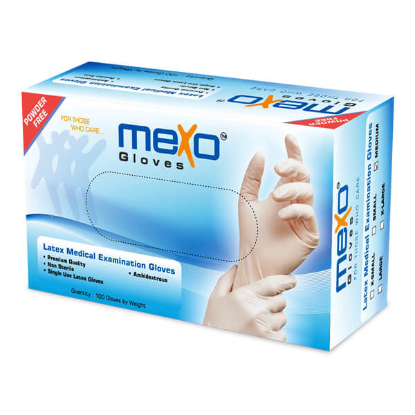 MEXO GLOVES POWDER FREE (L)