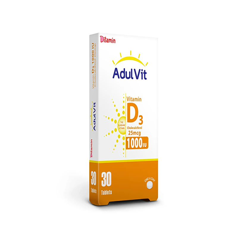 DITAMIN ADULVIT VIT D3 25 MCG 1000 IU 30 S