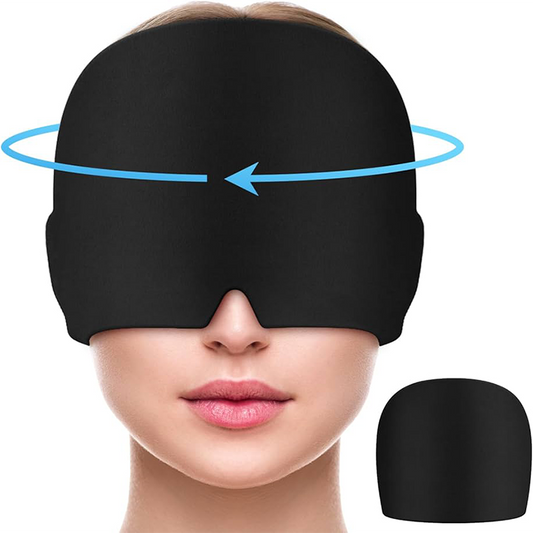 Migraine Headache Relief Cap Black