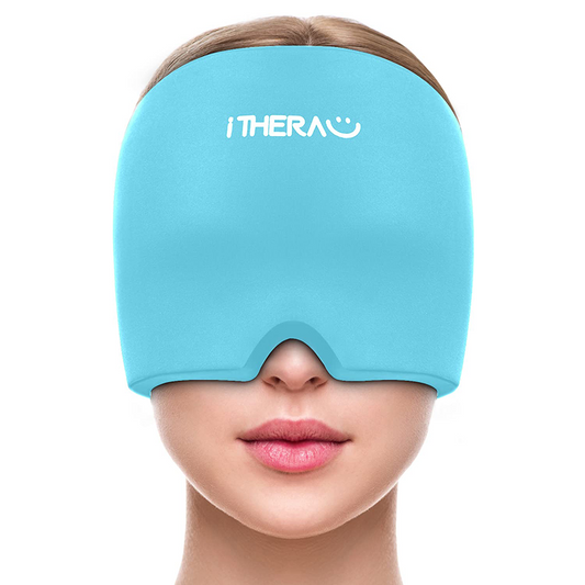 Migraine Headache Relief Cap Blue